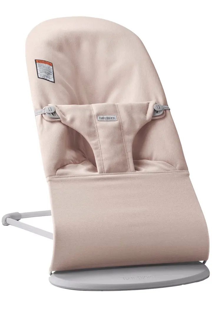 Детский шезлонг-качели BabyBjorn Bliss Melange (Light Pink)