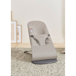 Детский шезлонг-качели BabyBjorn Bliss (Sand Grey) Thumb