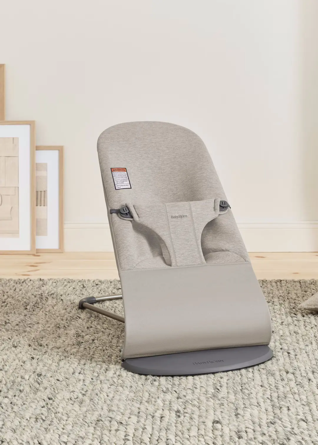 Детский шезлонг-качели BabyBjorn Bliss (Sand Grey) - 2