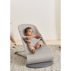 Детский шезлонг-качели BabyBjorn Bliss (Sand Grey) Thumb
