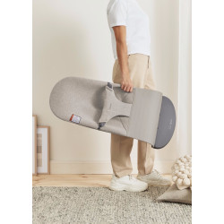 Детский шезлонг-качели BabyBjorn Bliss (Sand Grey) Thumb