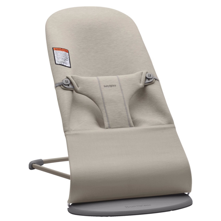 Sezlong-leagan pentru copii BabyBjorn Bliss (Sand Grey)