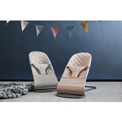 Sezlong-leagan pentru copii cu jucarii BabyBjorn Bundle (Sand Grey) Thumb