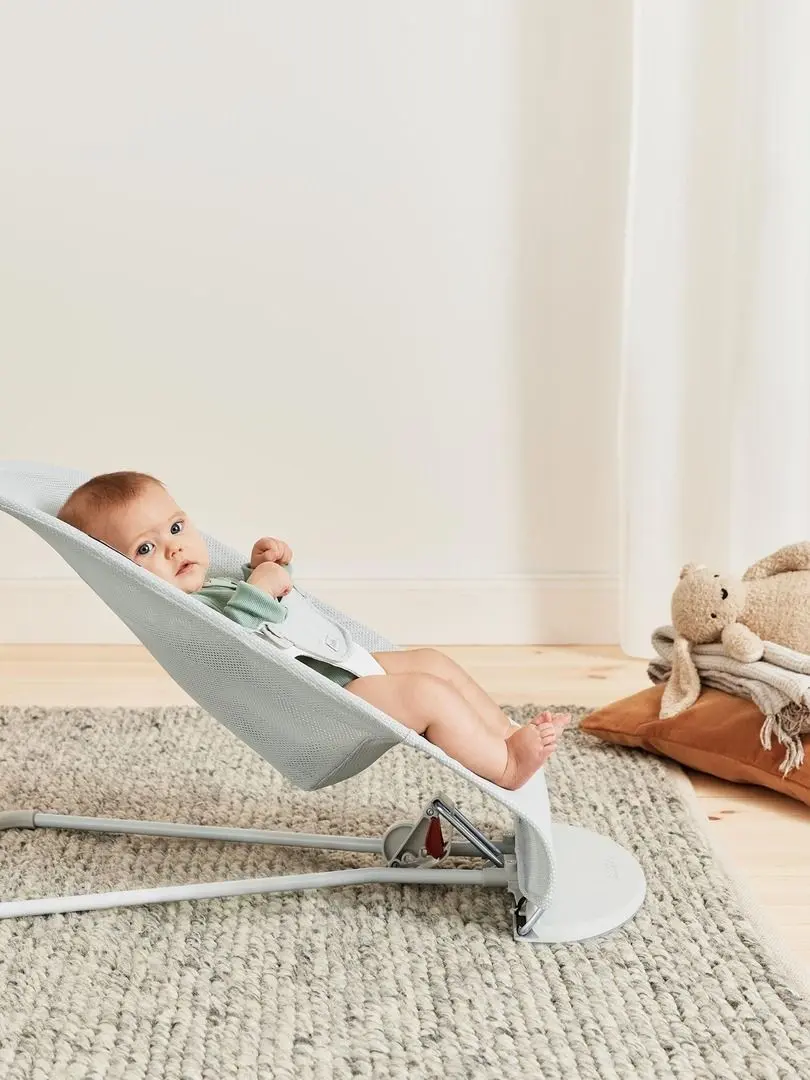 Balansoar BabyBjorn Balance Soft (Silver/White)