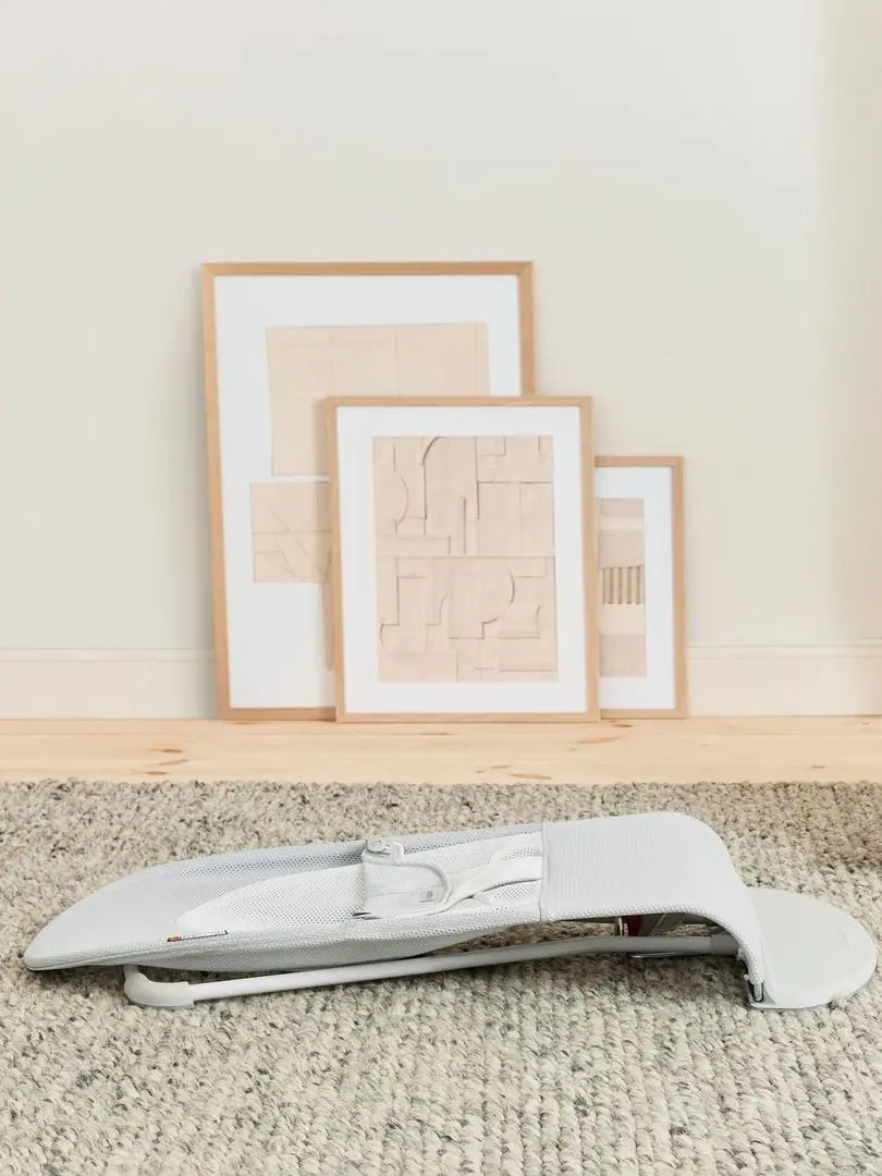 Balansoar BabyBjorn Balance Soft (Silver/White)