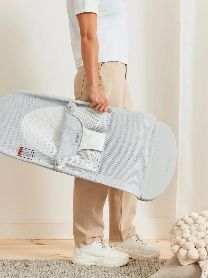 Balansoar BabyBjorn Balance Soft (Silver/White)