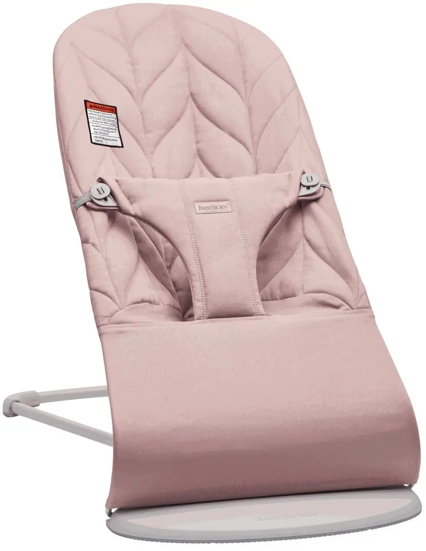 Balansoar cu jucarie BabyBjorn Bliss + Googly Eyes (Dusty Pink)