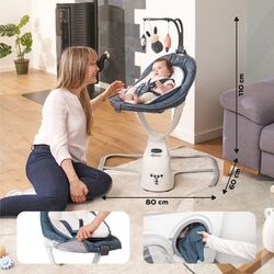 Sezlong-leagan pentru copii Babymoov Swoon Motion (Blue) Thumb