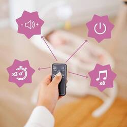 Sezlong pentru copii Badabulle Buddy (Cream) Thumb