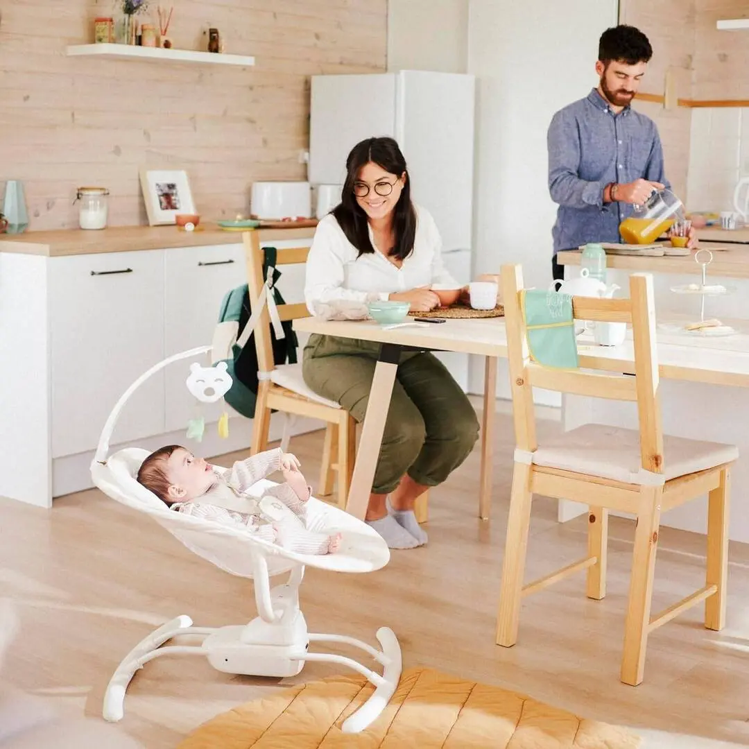 Sezlong pentru copii Badabulle Buddy (Cream)