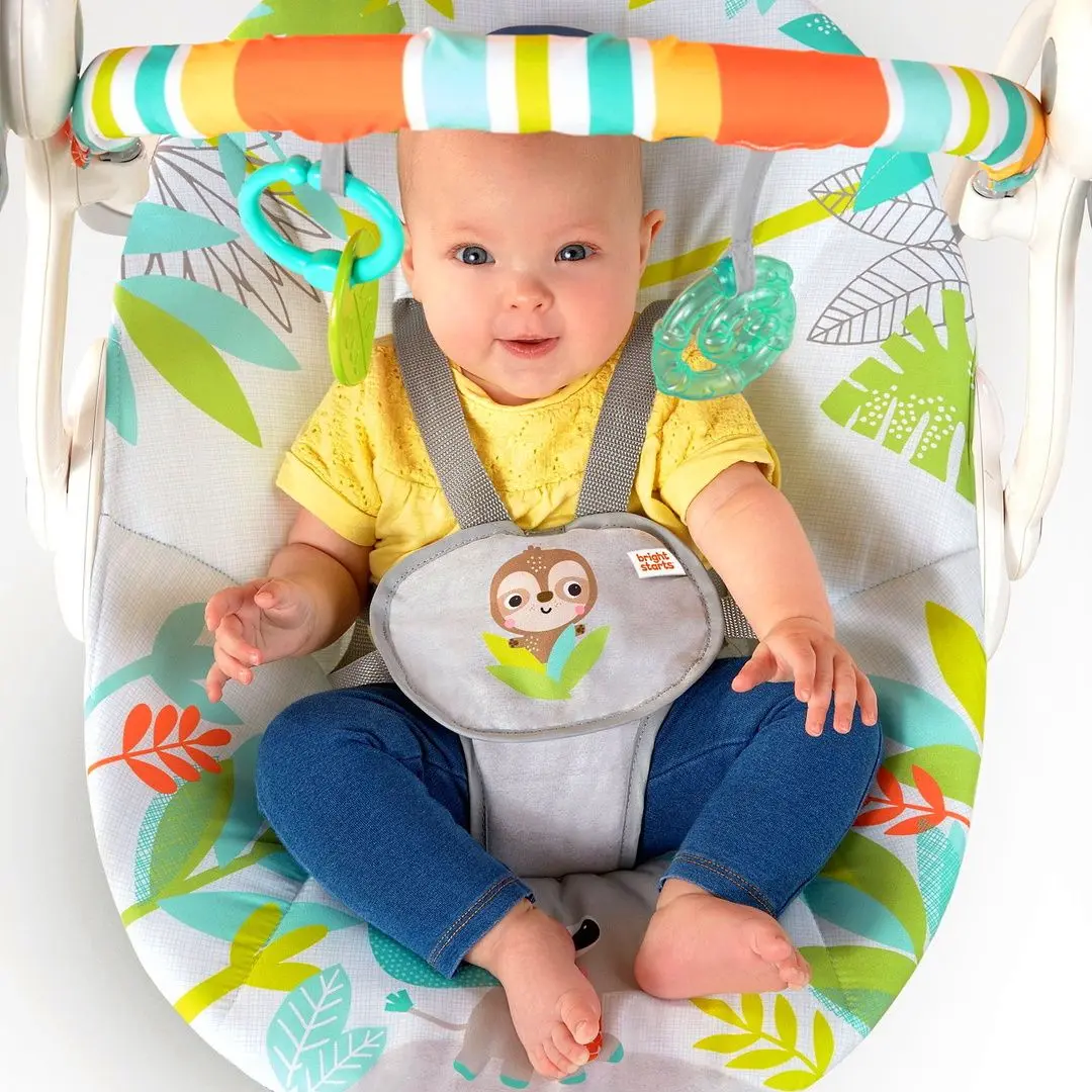 Sezlong pentru copii Bright Starts Rainforest Vibe