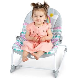 Sezlong-leagan pentru copii 2in1 Bright Starts Rosy Rainbow Thumb