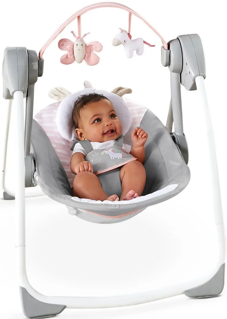 Sezlong-leagan Bright Starts Ingenuity Comfort 2 Go (Flora the Unicorn)