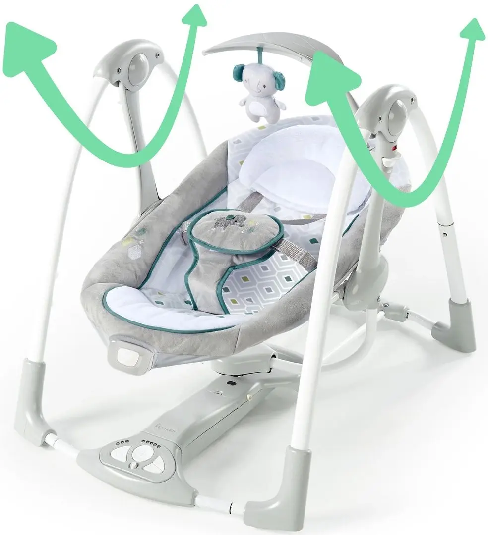 Sezlong-leagan Bright Starts Ingenuity ConvertMe Swing 2 (Nash)