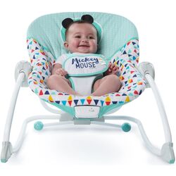 Sezlong-leagan pentru copii Bright Starts Mickey Mouse (Green/Grey) Thumb