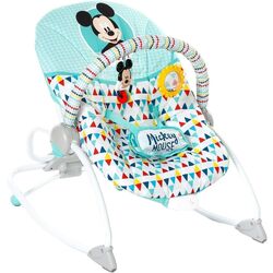 Sezlong-leagan pentru copii Bright Starts Mickey Mouse (Green/Grey)