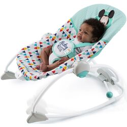Sezlong-leagan pentru copii Bright Starts Mickey Mouse (Green/Grey) Thumb
