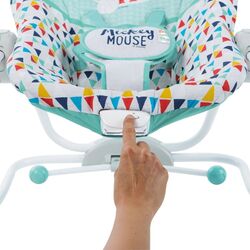 Sezlong-leagan pentru copii Bright Starts Mickey Mouse (Green/Grey) Thumb