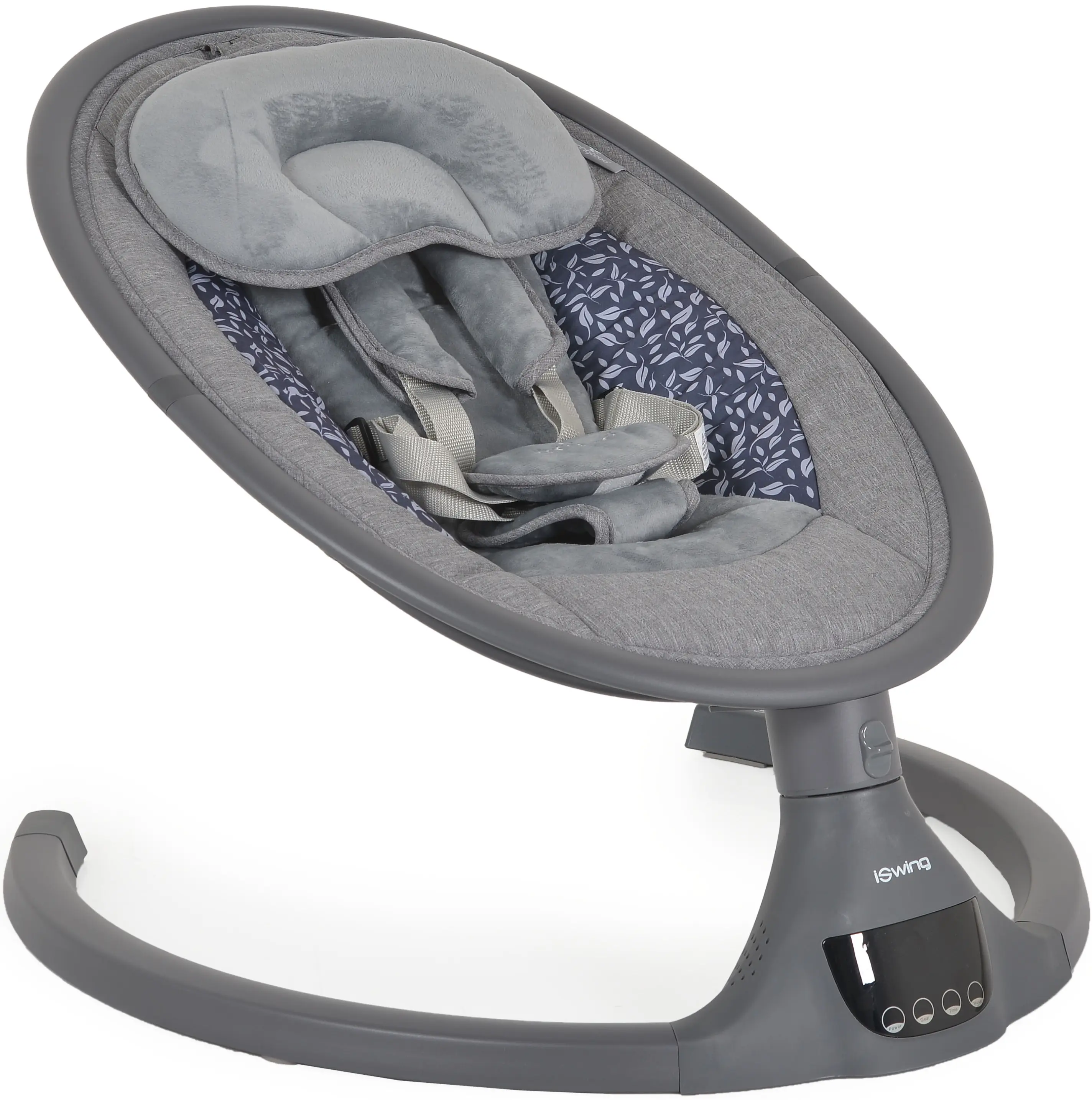 Sezlong pentru copii Cangaroo iSwing (Graphite)