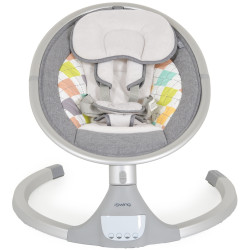 Sezlong pentru copii Cangaroo iSwing (Light Grey) Thumb