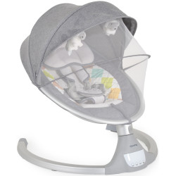 Sezlong pentru copii Cangaroo iSwing (Light Grey)