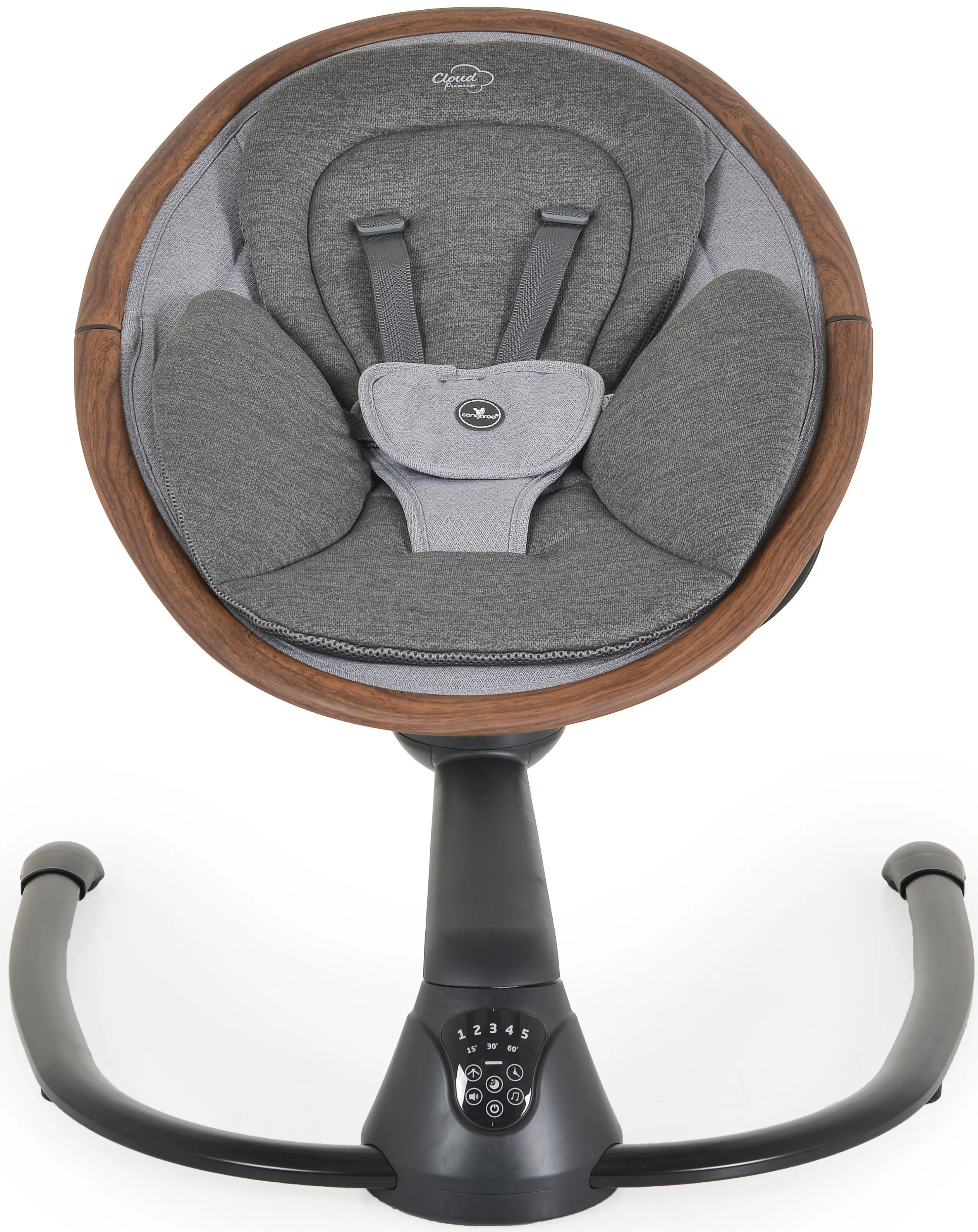 Sezlong-leagan pentru copii Cangaroo Cloud Premium (Dark Grey)