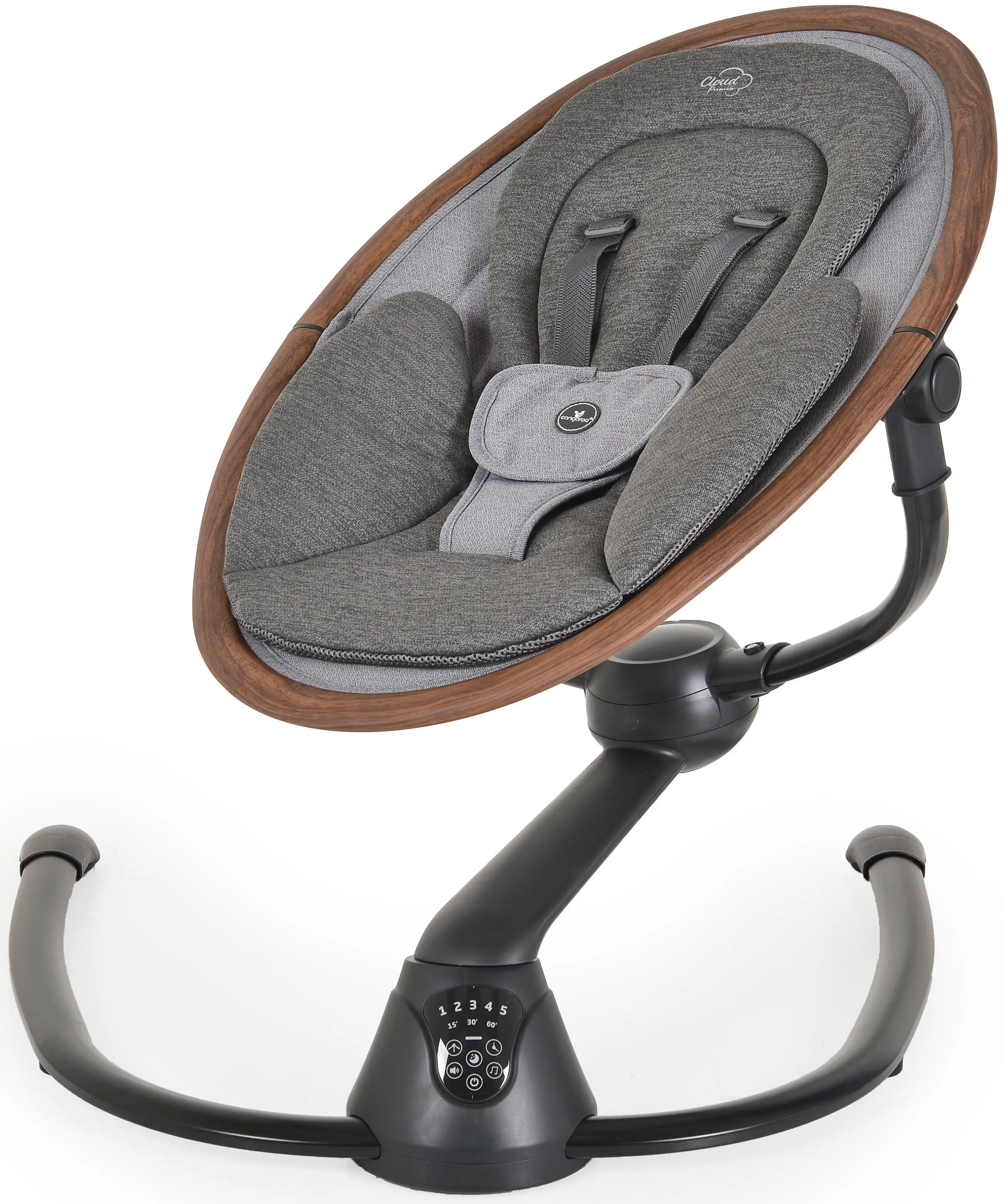 Sezlong-leagan pentru copii Cangaroo Cloud Premium (Dark Grey)