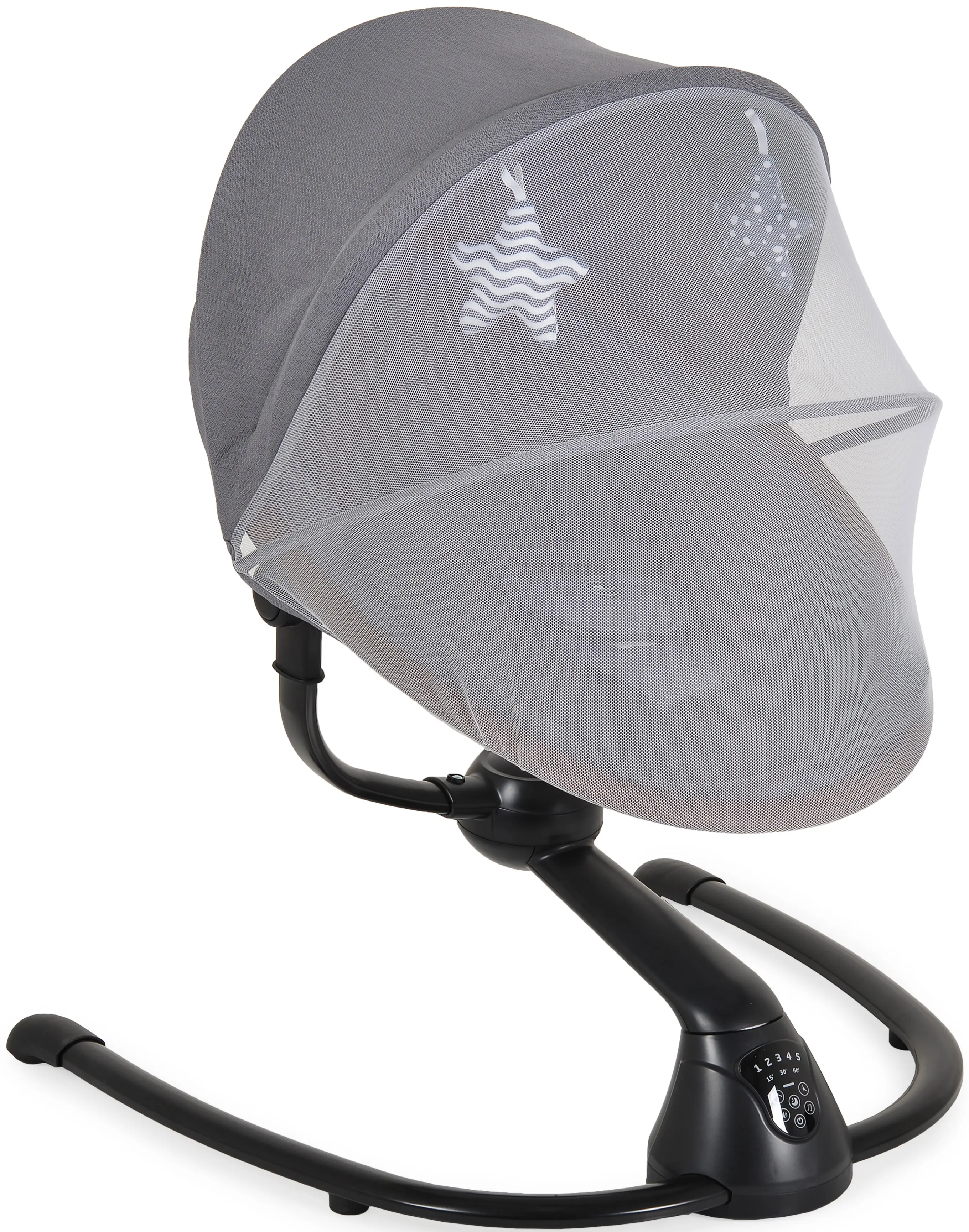 Sezlong-leagan pentru copii Cangaroo Cloud Premium (Dark Grey)