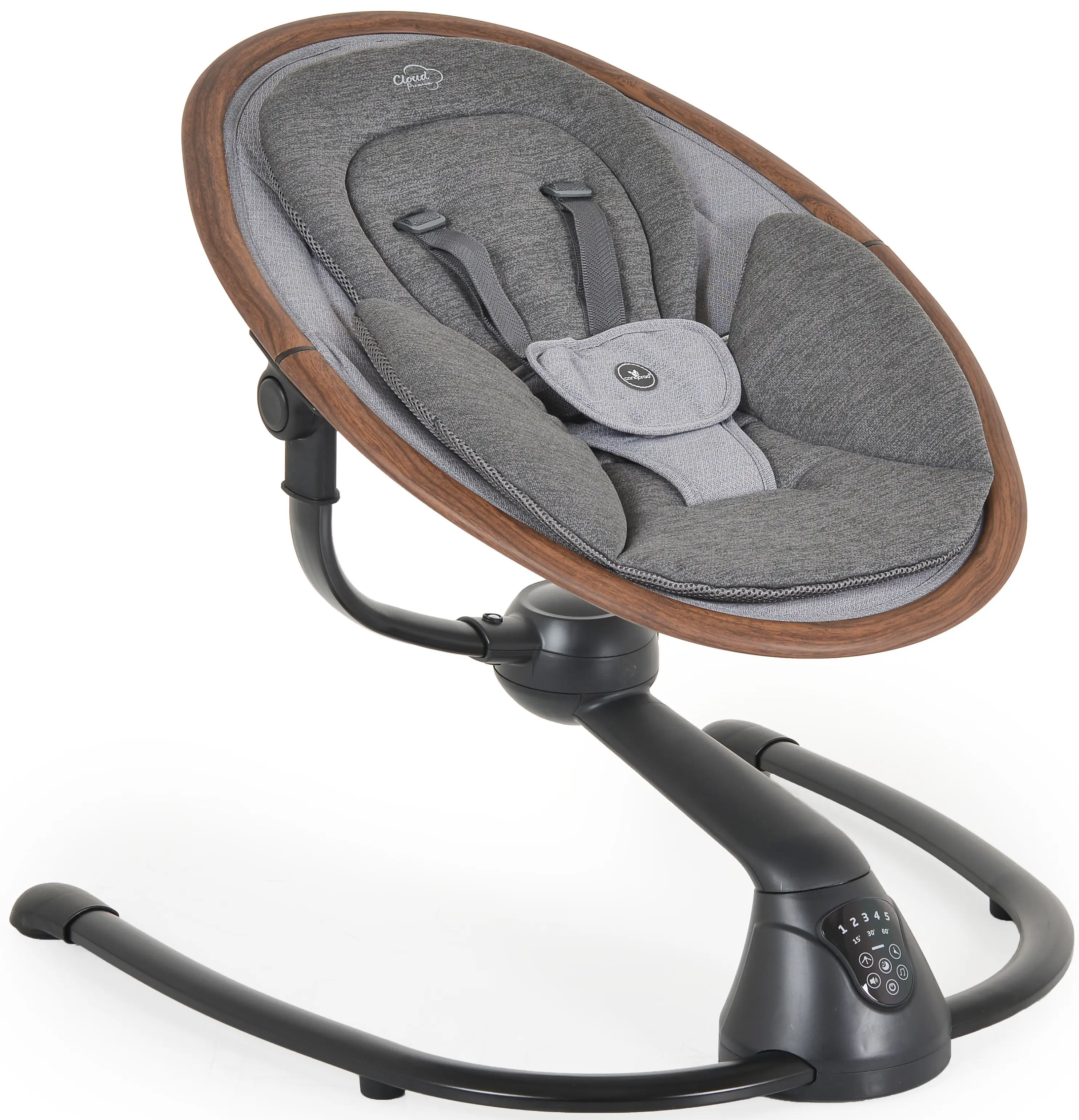 Sezlong-leagan pentru copii Cangaroo Cloud Premium (Dark Grey)