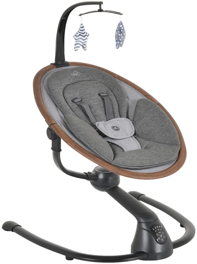 Sezlong-leagan pentru copii Cangaroo Cloud Premium (Dark Grey)