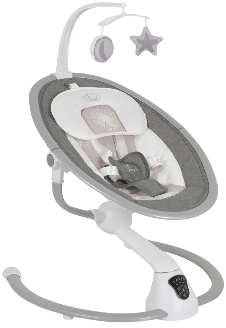 Sezlong-leagan pentru copii Cangaroo Cloud Touch (Grey)