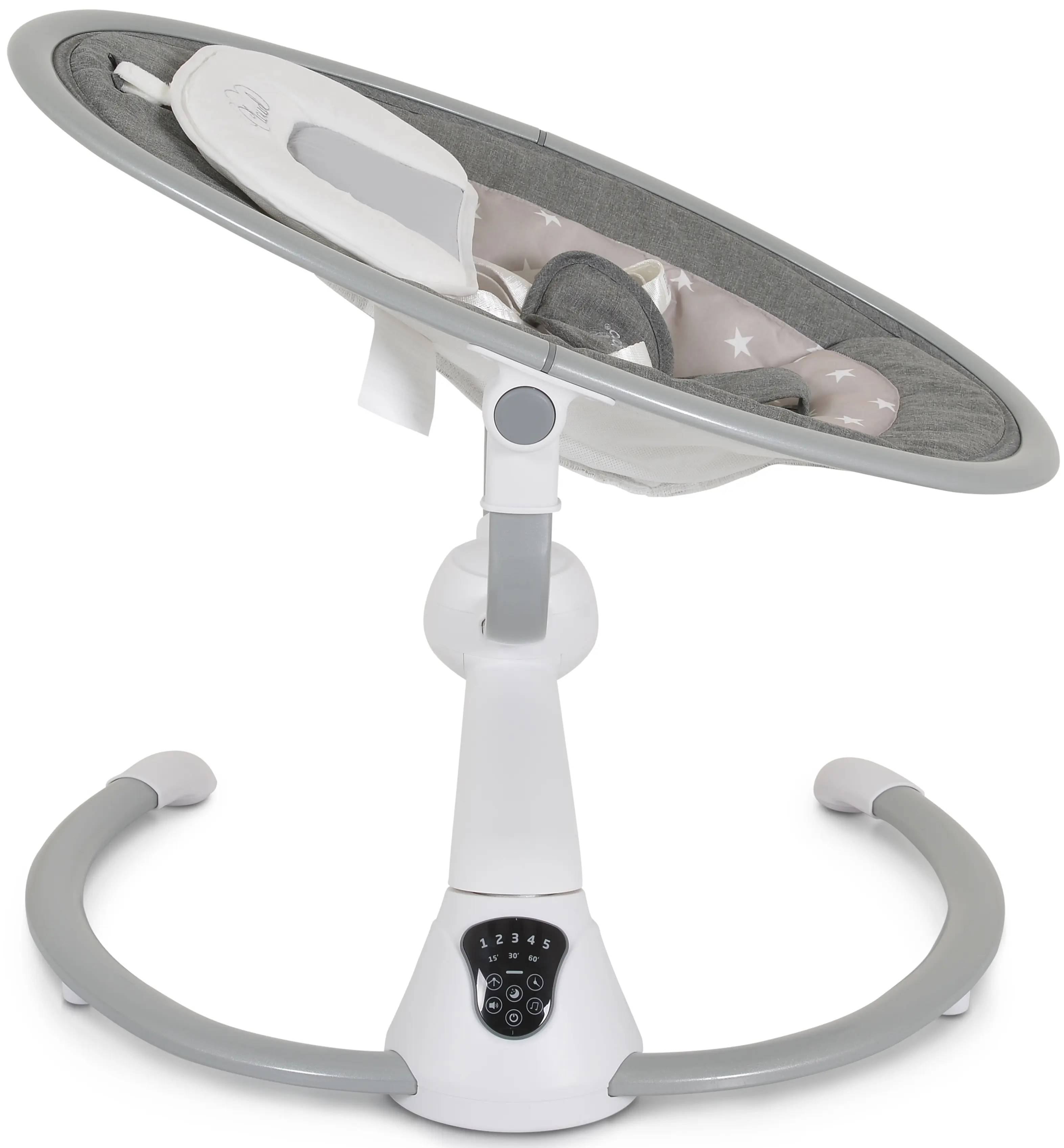 Sezlong-leagan pentru copii Cangaroo Cloud Touch Stars (Grey)