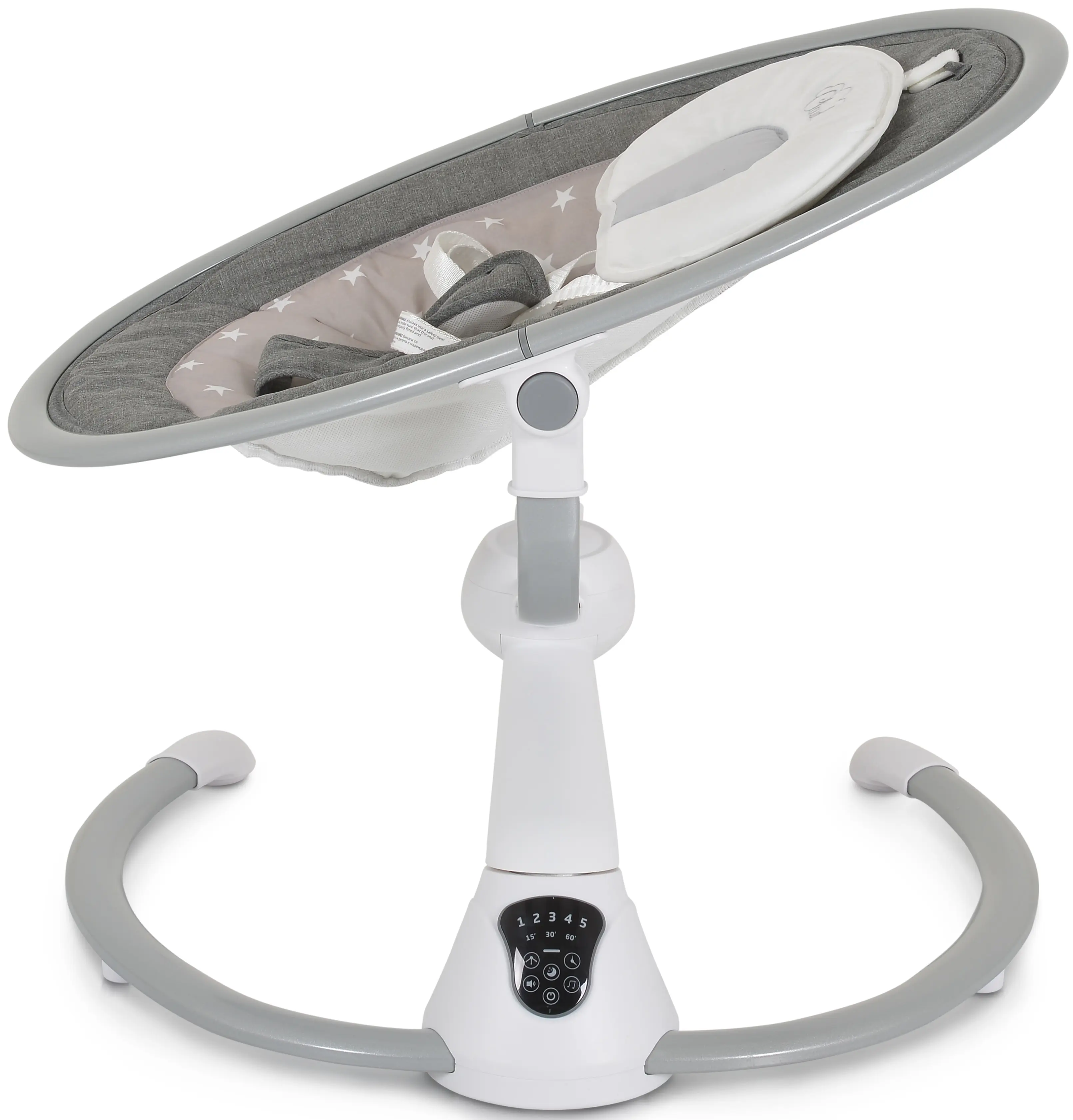 Sezlong-leagan pentru copii Cangaroo Cloud Touch Stars (Grey)