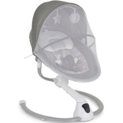 Sezlong-leagan pentru copii Cangaroo Cloud Touch Stars (Grey) Thumb