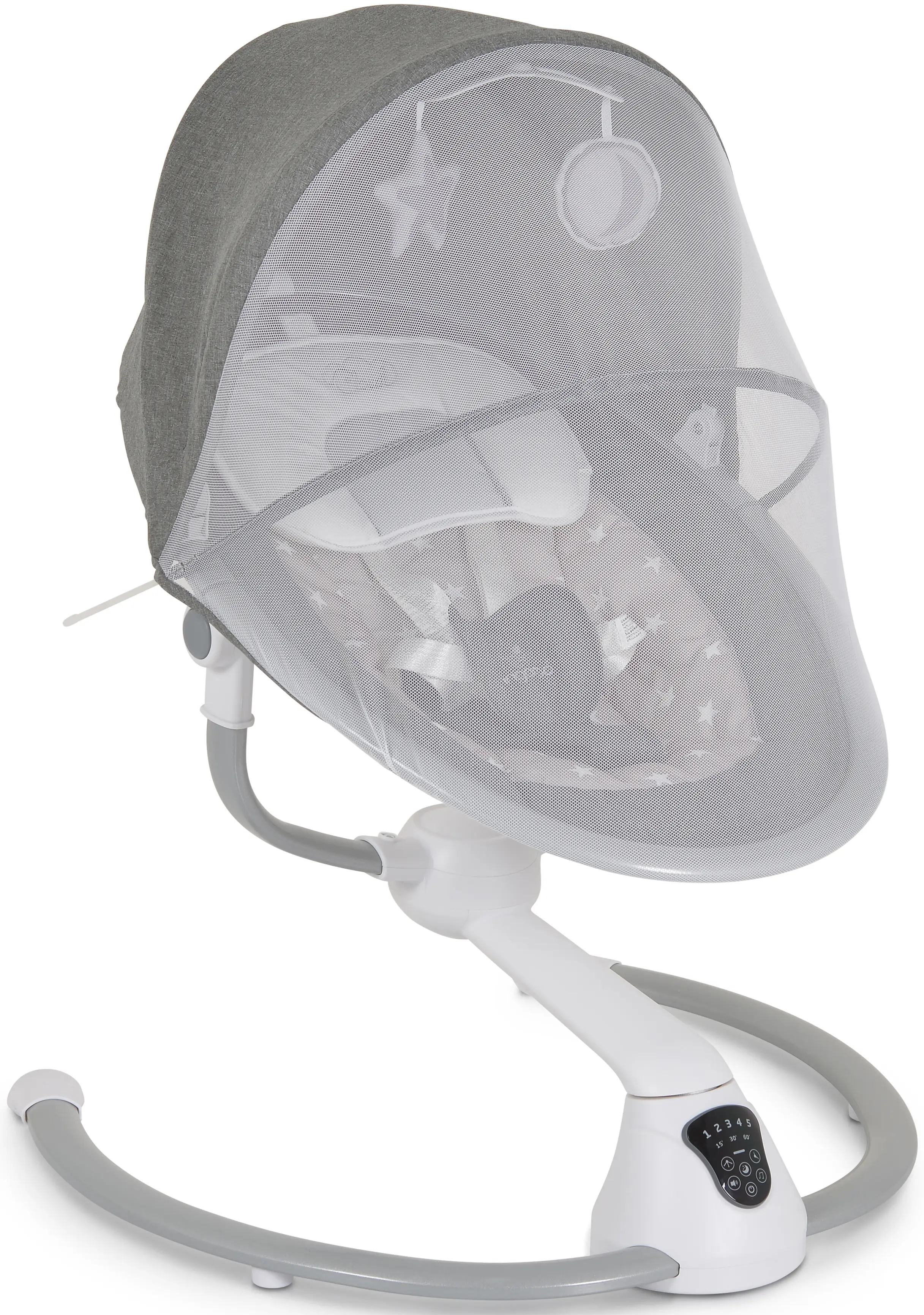 Sezlong-leagan pentru copii Cangaroo Cloud Touch Stars (Grey)