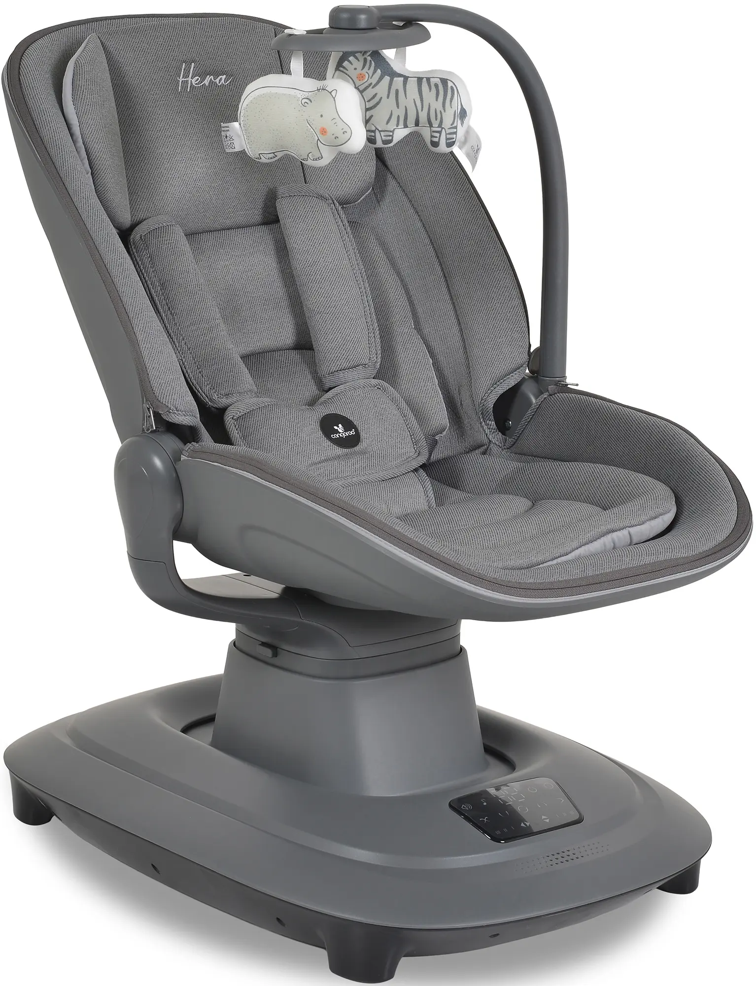 Детский шезлонг-качели Cangaroo Hera (Dark Grey) - 2