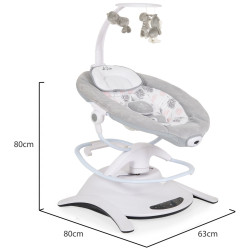 Sezlong-leagan pentru copii Cangaroo La Scala (Pink) Thumb