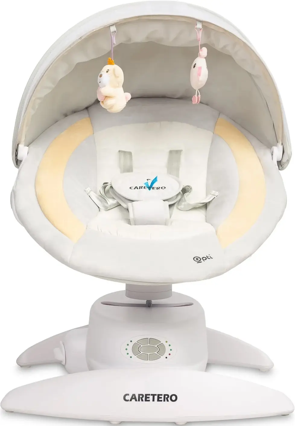 Sezlong-leagan pentru copii Caretero Opti (Beige) - 3