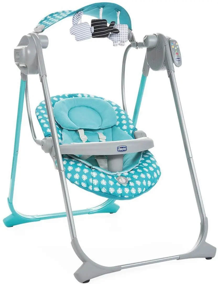 Детский шезлонг Chicco Polly Swing Up (Turquoise)