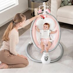 Детский шезлонг Costway BC10179DE-PI (Pink) Thumb