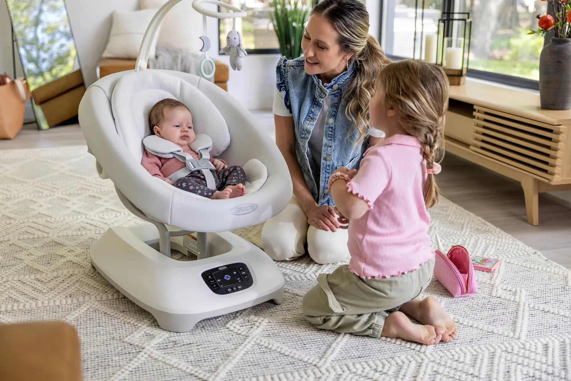 Детский шезлонг-качели Graco Eluma Sway (Rori) - 9