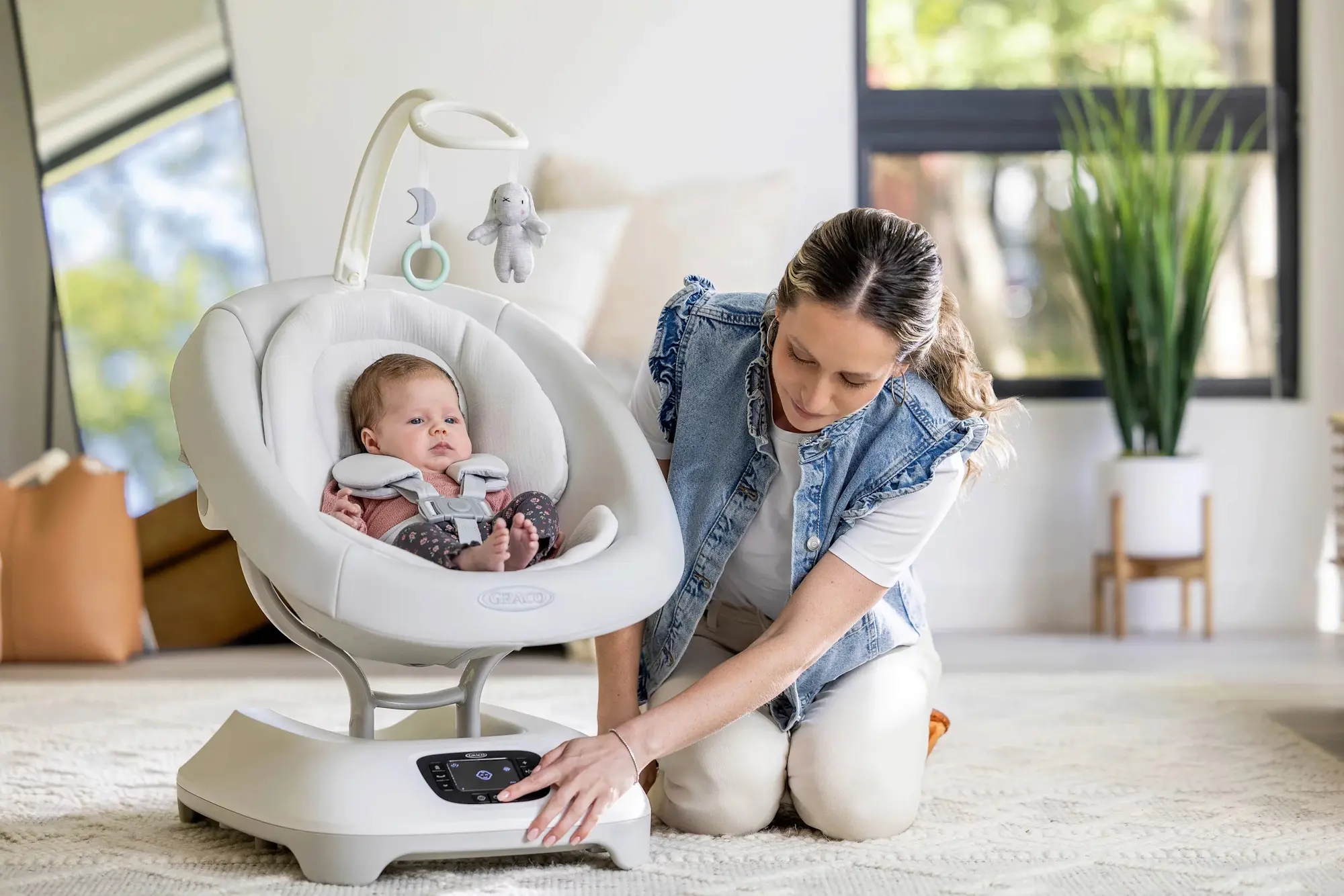 Детский шезлонг-качели Graco Eluma Sway (Rori) - 10
