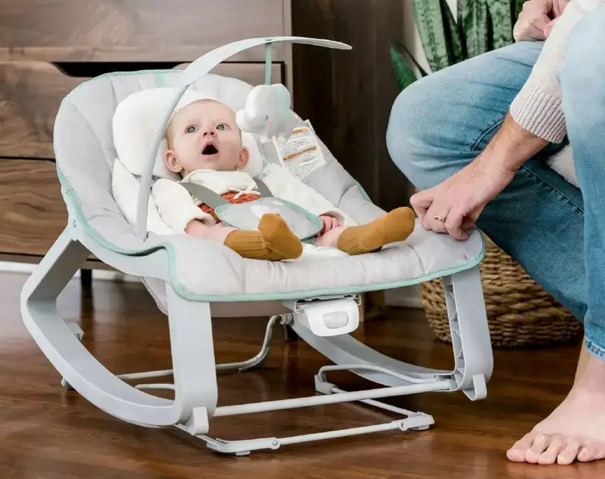 Детские шезлонг-качели Ingenuity Keep Cozy 3-in-1 Grow with Me Weaver - 3