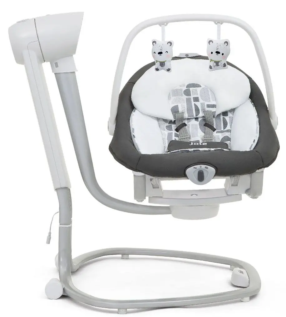 Sezlong pentru copil  Joie Serina Logan 2 в 1 (White / Gray)