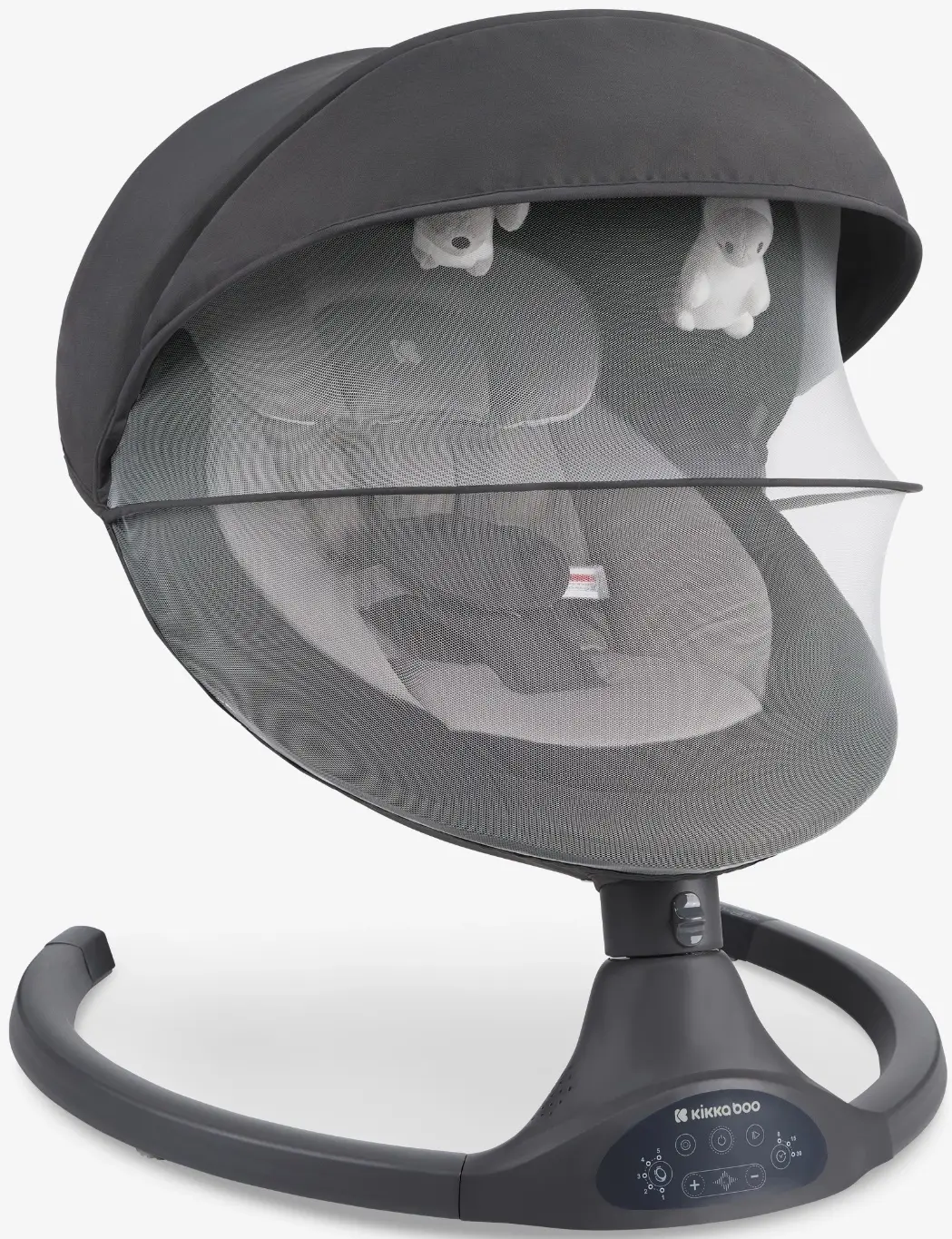 Sezlong-leagan pentru copii Kikka Boo Codie 2025 (Dark Grey)