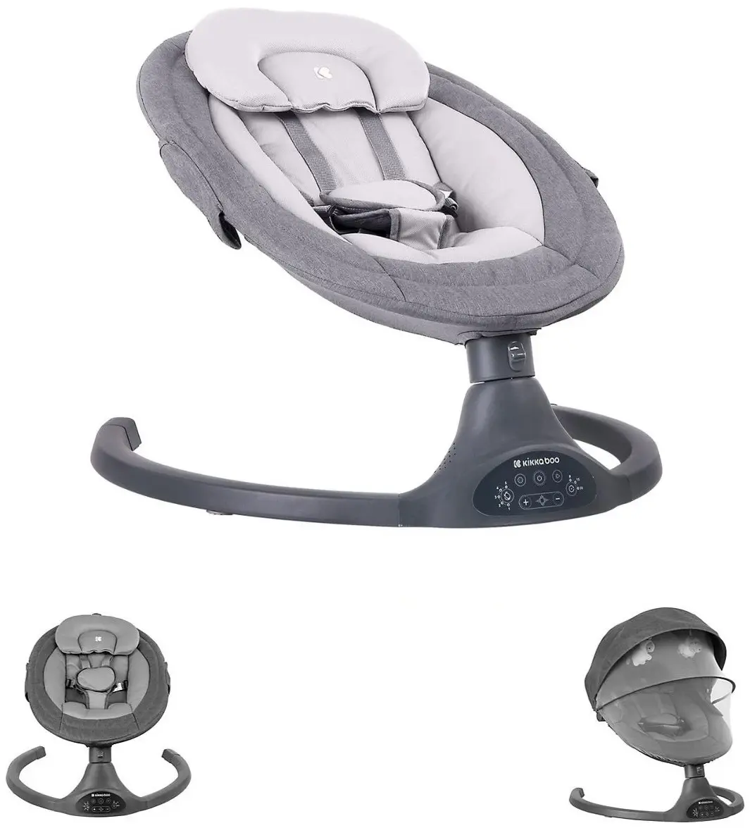 Sezlong pentru copii Kikka Boo Codie (Light Grey)