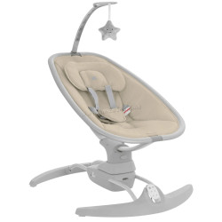Sezlong pentru copii Kikka Boo Spinny (Beige)