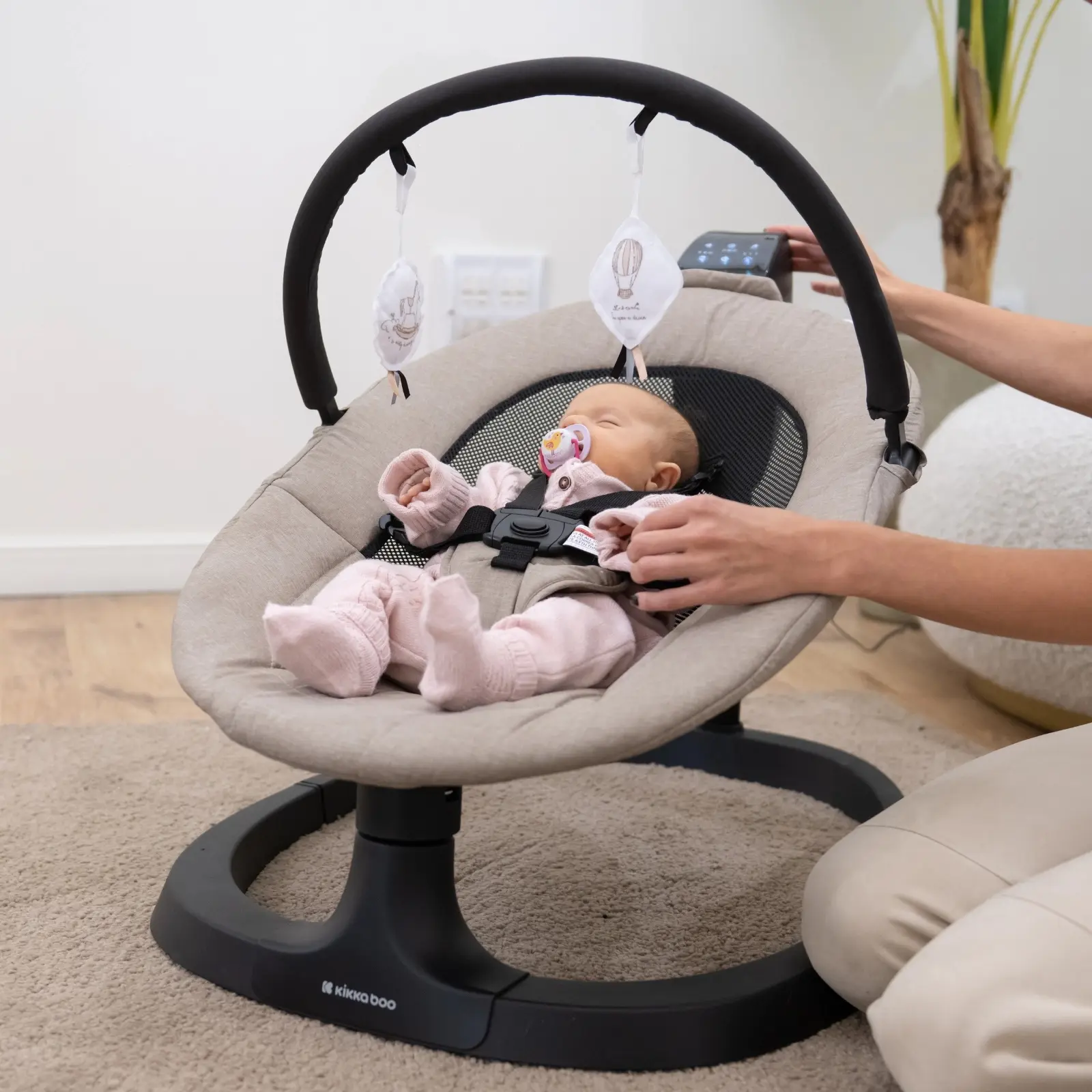 Sezlong-leagan pentru copii Kikka Boo Zazu (Beige)