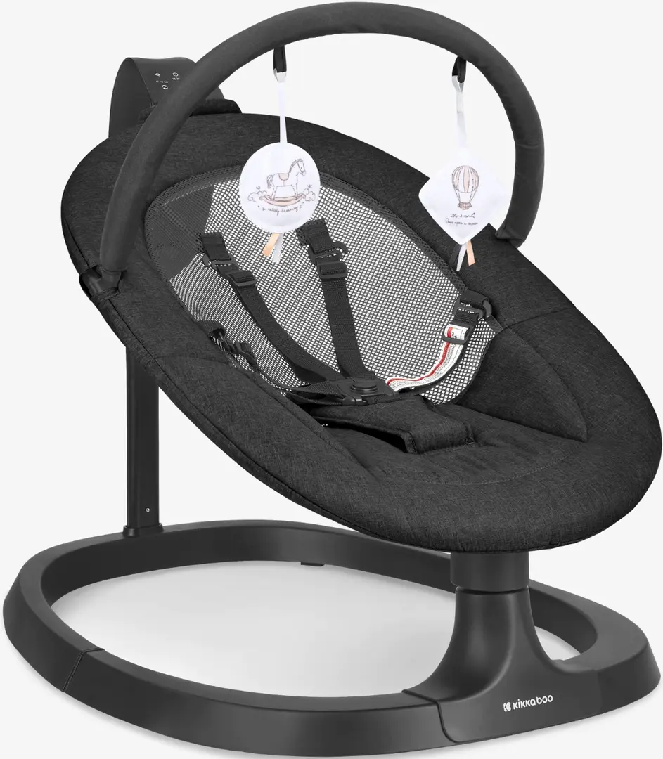 Sezlong-leagan pentru copii Kikka Boo Zazu (Black)