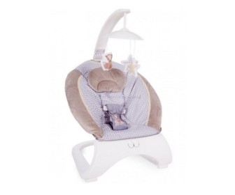 Sezlong pentru copii Kikka Boo Coconut Friend (Beige/Grey)